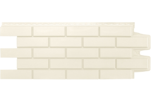 Фасадная панель GL Клинкерный кирпич Classic молочный