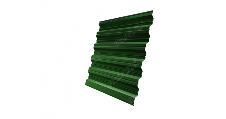 Профнастил НС35 R 0,45 PE RAL 6002 лиственно зеленый