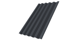 Профнастил HC35R 0,5 Rooftop Бархат RAL 7024 мокрый асфальт