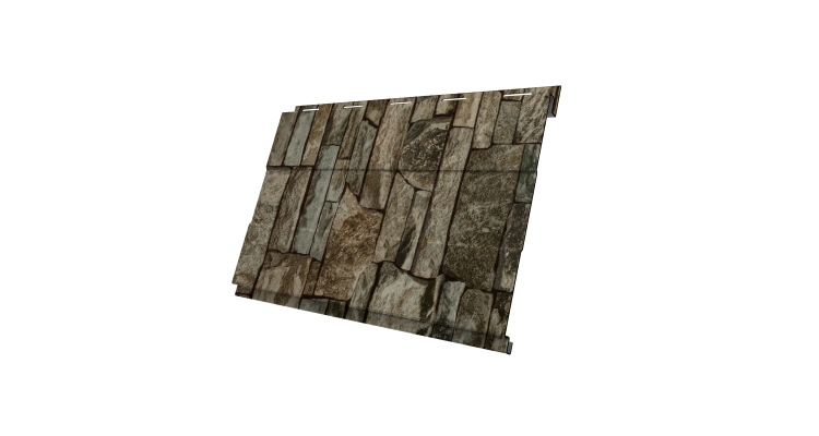 Вертикаль 0,2 prof 0.45 Print Elite с пленкой Fine Stone TwinColor