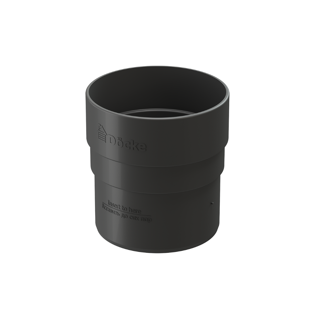 Муфта соединительная для водостока Standard, серый