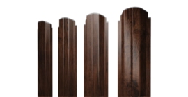 Штакетник П-образный А фигурный 0,45 Print Elite Cherry Wood TwinColor