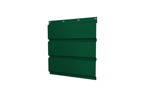 Софит металлический полная перфорация 0,4 PE с пленкой RAL 6005 зеленый мох