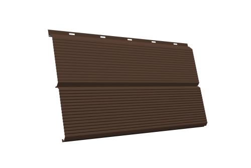 ЭкоБрус 0,345 Gofr GL 0.45 PE RAL 8017 шоколад