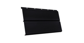 ЭкоБрус 3D 0,345 GL 0,45 Drap с пленкой RAL 9005 черный