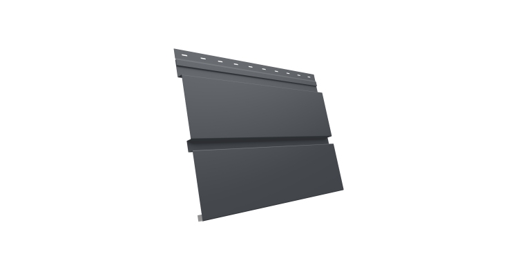 Квадро брус 0.5 Rooftop Бархат с пленкой RAL 7024 мокрый асфальт