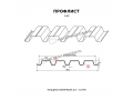 Профнастил Н60 x 845 A ПЭ 01 1018 0,7 мм