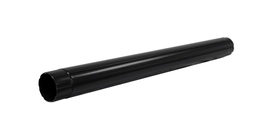 Труба круглая соединительная 90мм, 1м Мatt RAL 9005 черный