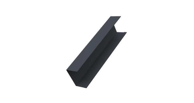 Крышка жалюзи Milan, Tokyo для калиток, ворот 0,45 PE-Double RAL 7024 мокрый асфальт (2,5м)