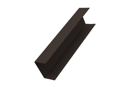 Крышка жалюзи Milan, Tokyo для калиток, ворот 0,45 PE-Double RR 32 темно-коричневый (3м)