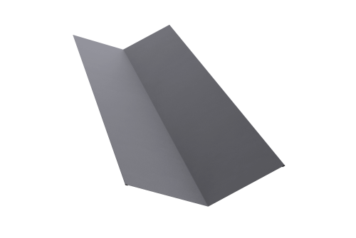 Планка ендовы верхней 145х145 0,4 PE с пленкой RAL 7004 сигнальный серый (3м)