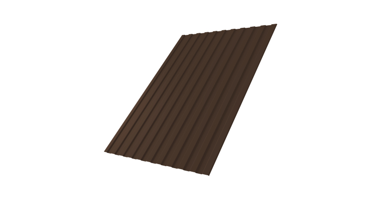 Профнастил С8A 0,5 Atlas X RAL 8017 шоколад