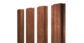 Штакетник П-образный A с прямым резом 0,45 Print Premium Rowan Fresh TwinColor