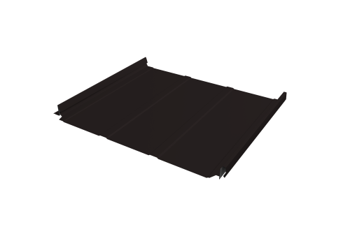 Кликфальц Pro Line Grand Line 0,45 Drap TX с пленкой на замках RAL 9005 черный