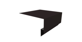 Планка околооконная сложная Блок-хаус new 250х75х27 0,5 Drap TX RAL 9005 черный (2м)