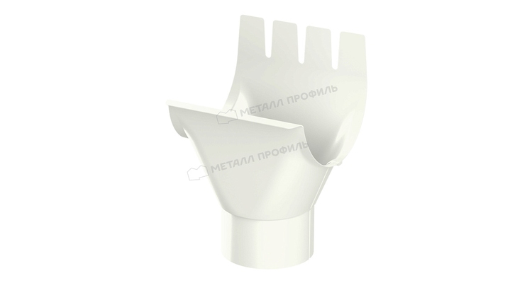 Воронка выпускная Металл Профиль Foramina PUR D125/100 RAL 9010