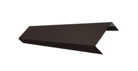 Ламель лицевая 50 забора жалюзи Texas 0.45 Drap с пленкой RR 32 темно-коричневый