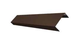 Ламель лицевая 50 забора жалюзи Texas 0.5 PurPro с пленкой RAL 8017 шоколад