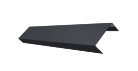 Ламель обратная 50 забора жалюзи Texas 0.5 Satin Matt TX RAL 7024 мокрый асфальт