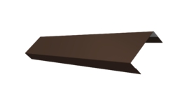 Ламель обратная 50 забора жалюзи Texas 0.5 PurPro Matt 275 с пленкой RAL 8017 шоколад