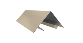 Планка угла внешнего составная верхняя 0,45 Drap TX RAL 1015 светлая слоновая кость (3м)