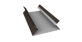 Планка угла внутреннего составная верхняя 0,45 Drap TR RR 32 темно-коричневый (2м)