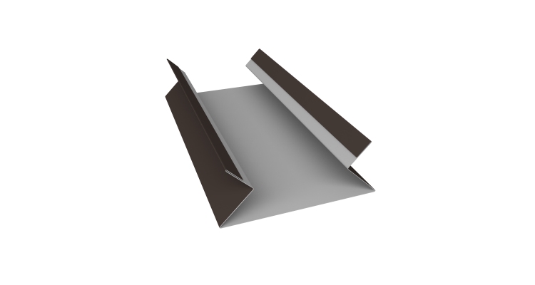 Планка угла внутреннего составная верхняя 0,5 Drap TX RR 32 темно-коричневый (2м)