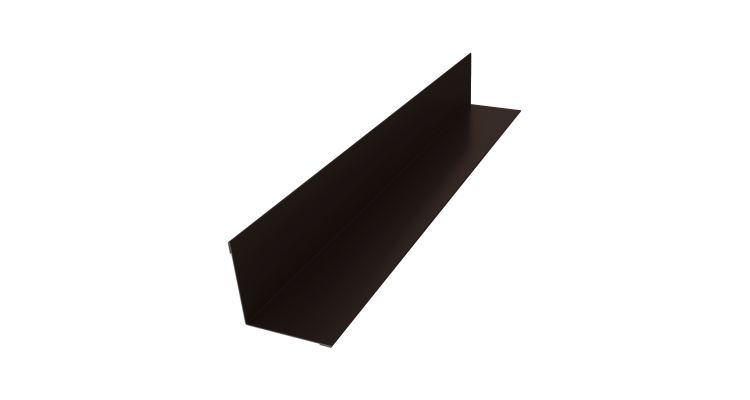 Угол внутренний 50х50 0,45 Drap RR 32 темно-коричневый (2м)