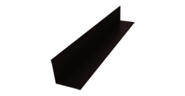 Угол внутренний 50х50 0,45 Drap TR RAL 9005 черный (2м)