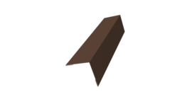 Угол внешний 50х50 0,45 Drap TX RAL 8017 шоколад (2м)