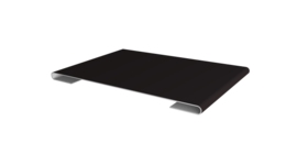 Планка стыковочная 0,5 Drap RAL 9005 черный (3м)