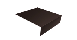 Планка лобовая/околооконная простая 190х50 0,45 Drap TX RR 32 темно-коричневый (3м)