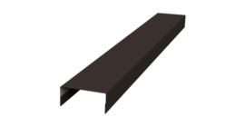 Крышка 30х15 жалюзи Texas 0,5 Satin Matt RR 32 темно-коричневый (2м)