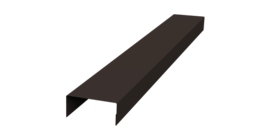 Крышка 45х20 жалюзи Texas 0,5 Drap RR 32 темно-коричневый (2,5м)