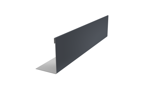 Нащельник 150 Texas 25х35 0,7 PE RAL 7024 мокрый асфальт (L1,8)