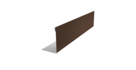 Нащельник 150 Texas 25х35 0,45 Drap RAL 8017 шоколад (L1,8)