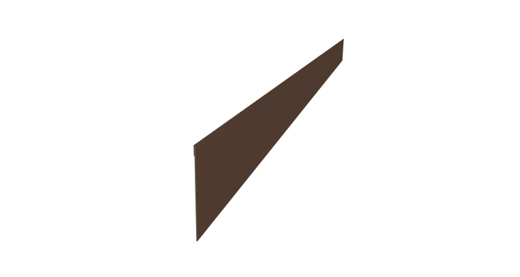 Ламель забора жалюзи Palermo 0,45 Drap TX RAL 8017 шоколад