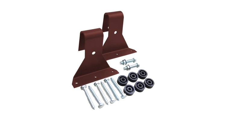 Кронштейн кровельный для лестницы Grand Line RAL 3009 (комплект)